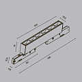 Трековый светильник Точки / Points Levity 3000К 5Вт 30°