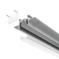 Алюминиевый профиль для натяжного потолка 34x72 (Серебро, 2 м), ALM014S-2M