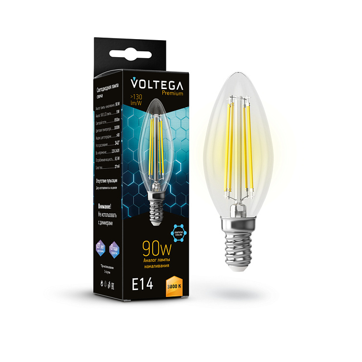 Лампочка Candle 9W Graphene