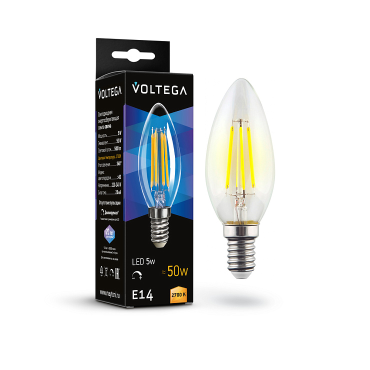 Лампочка Candle dim 5W