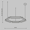Подвесной светильник Плоскость / Flat 3000К 60Вт