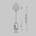 Подвес тросовый Hang одинарный Flarity платина