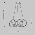 Подвесной светильник Изгиб / Curve 2600-3500К 52Вт