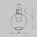 Трековый светильник Пузырь / Bubble Flarity 3000K 2Вт 120°