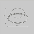 Линза ⌀75mm 24° для Фокус / Focus Led 40Вт
