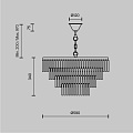 Подвесной светильник Колонна / Colonne E14х13
