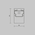 Комплект заглушек (для профиля 35x51) 2 шт., ALM-3551-B-EC 642063