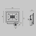 Прожектор Поток / Flood 4000К 10Вт IP 65
