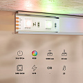 Светодиодная лента Базовая 12В 5050 14,4Вт/м Цветная (RGB) 5м IP 20 201195