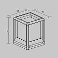 Ландшафтный светильник Трим / Trim E27x1 15Вт IP 65