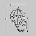 Настенный светильник (бра) Виа / Via E27х1 60Вт IP 44