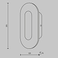 Настенный светильник (бра) Слой / Ply 3000К 10Вт