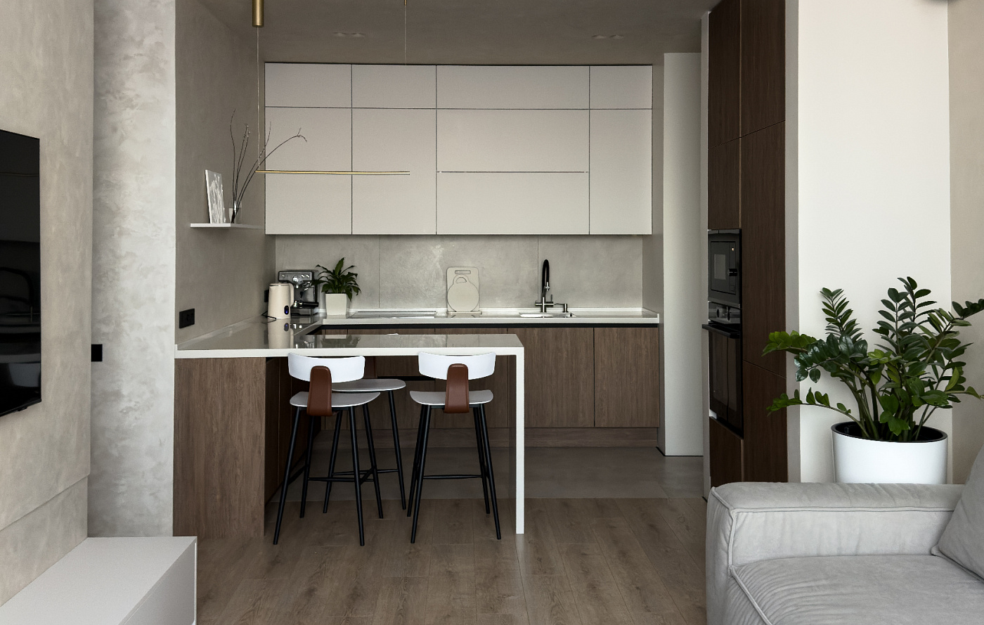 Квартира 70 м² в ЖК «Береговой»