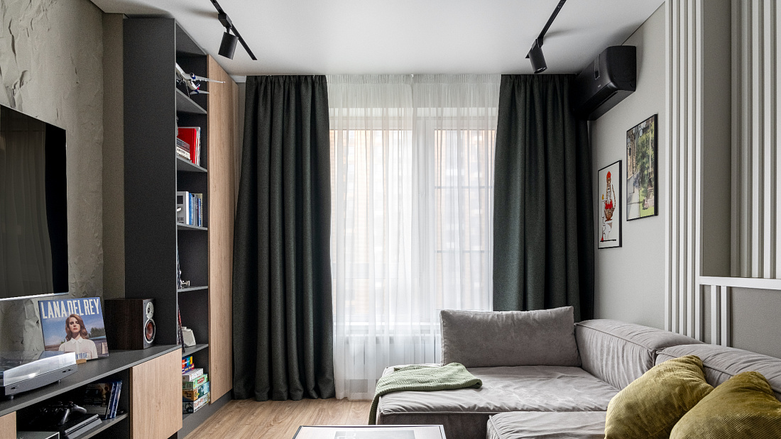 78 м² брутального комфорта: квартира для арт-директора