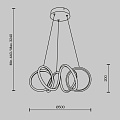 Подвесной светильник Изгиб / Curve 3000-4000К 52Вт