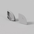Комплект заглушек (для профиля 30x30) 2 шт., ALM-3030-EC 642073
