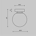Настенный светильник (бра) Базовая форма / Basic form E14х1