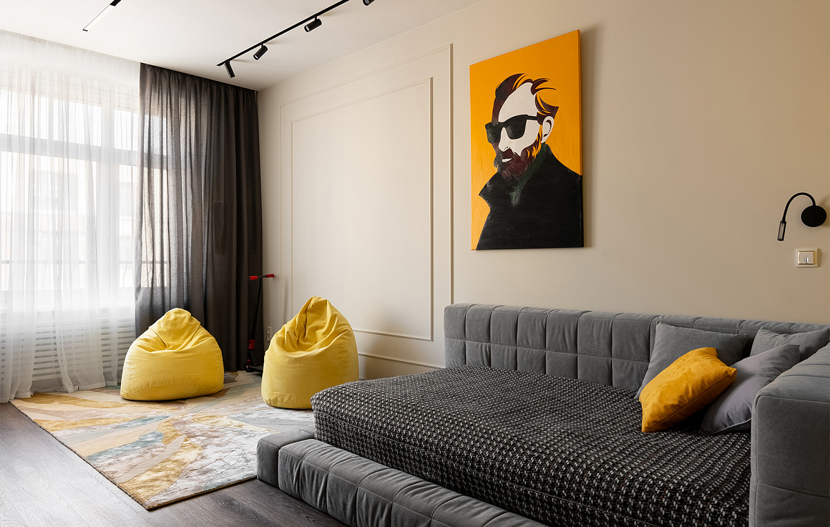 Квартира с яркими акцентами в ЖК «Сосновка»