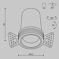Встраиваемый светильник Фокус / FOCUS LED 12 Вт 3000 К 50°