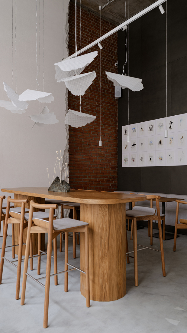 The Gallery — кафе из бумаги и света в сердце ZILART