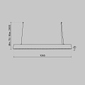 Подвесной светильник Точки / Points 4000К 40Вт
