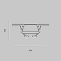 Алюминиевый профиль встраиваемый 30x10