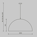Подвесной светильник Купол / Dome E27х5