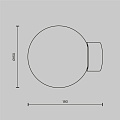 Настенный светильник (бра) Базовая форма / Basic form E14х1