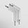 Коннектор угловой внутренний Gravity встраиваемый белый