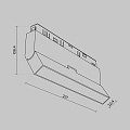 Трековый светильник Базис / Basis Exility 2700-6000K 12Вт 120° Dim Dali2