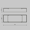 Контроллер DALI DT8 четырёхканальный 12-24В Цветной (RGB)+W 180Вт