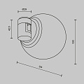 Трековый светильник Луна / Luna Flarity 3000K 5Вт 120°