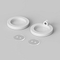 Комплект силиконовых заглушек для круглого неона 360° D18