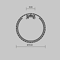 Комплект заглушек (для профиля D60) 2 шт., ALM-D60-EC 642082