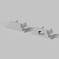 Комплект заглушек (для профиля ALM-1103-S-2M) 2 шт. ALM-1103-S-EC 642092