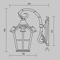 Настенный светильник (бра) Альбион / Albion  E27х1 60Вт IP 44