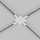 Коннектор Х-образный Unity встраиваемый белый