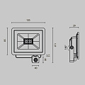 Прожектор Поток / Flood 6500К 10Вт IP 65