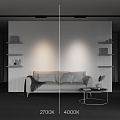 Трековый светильник Точки / Points Trinity 2700K 10Вт 30°