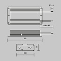 Источник напряжения 48В 480Вт IP67 PSL008