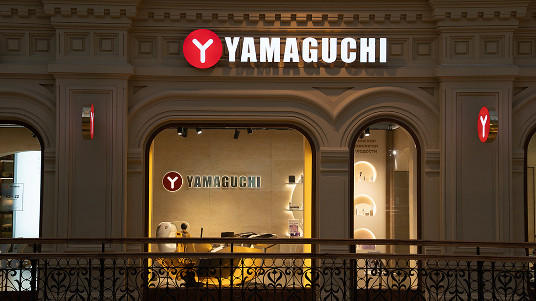 Дизайн-проект бутика Yamaguchi в ТЦ ГУМ