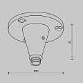 Фиксатор для накладного монтажа системы Shelf