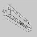 Трековый светильник Точки / Points Exility 3000K 12Вт 36°