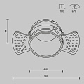 Встраиваемый светильник Рейф / Reif 1*GU10 10 Вт