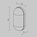 Настенный светильник (бра) Свеча / Candle E27x1 15Вт IP 65