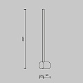 Настенный светильник (бра) Луч света / Light stick 3000К 7Вт